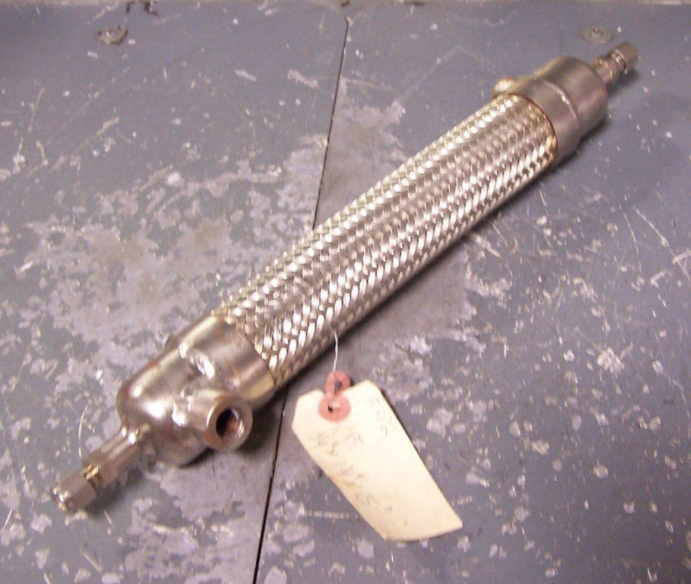 NEW FLEXTROL 1/4"X1/4"X15" STAINLESS STEEL BRAIDED FLEX HOSE