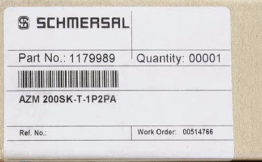 One Brand New SCHMERSAL AZM200SK-T-1P2PA Safety Switch
