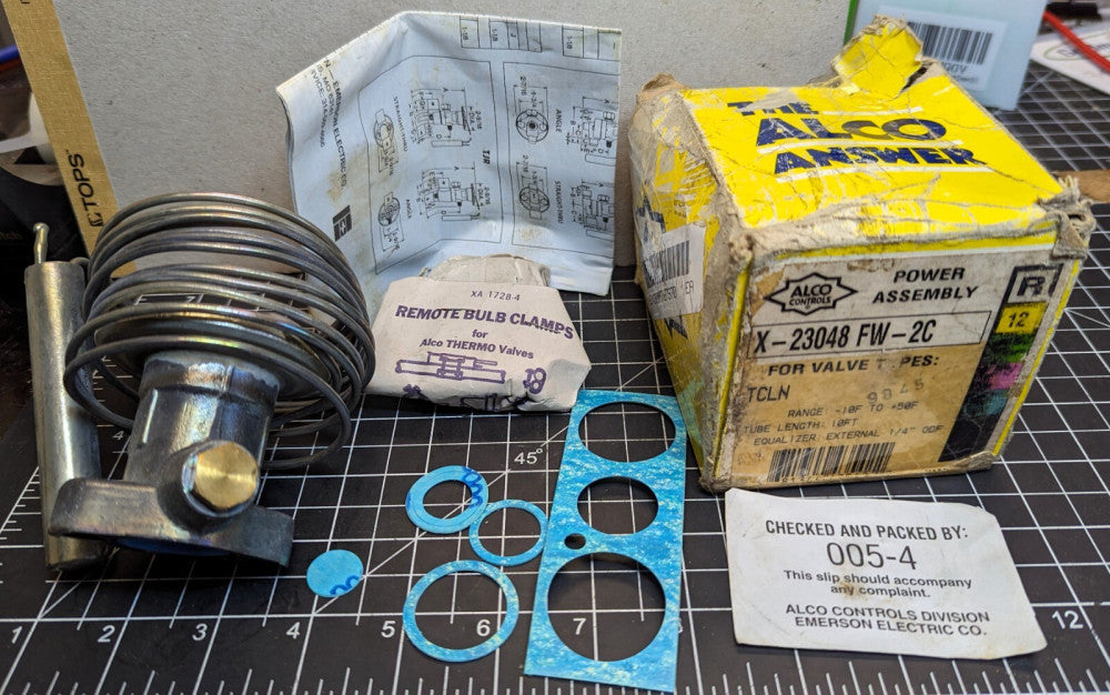Alco / Emerson Controls Power Assembly Expansion Valve X-23048-FW-2C NEW [B6BB]