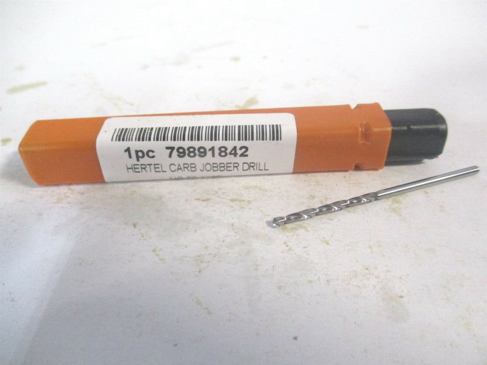 (79891842) #50 7/8" x 1-3/4" OAL 118° Solid Carbide Spiral Jobber Drill 