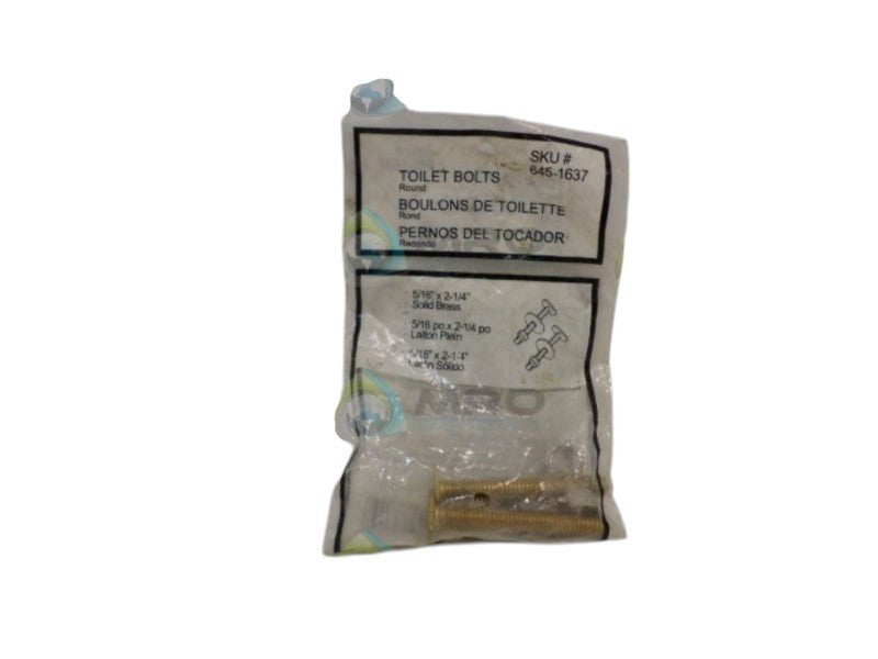 ORGILL 645-1637 TOILET BOLTS  NSMP