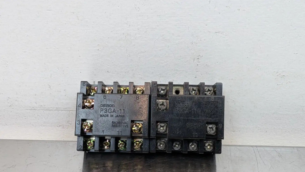 2 Pack Omron P3GA-11 Relay Socket Base 250VAC 6A