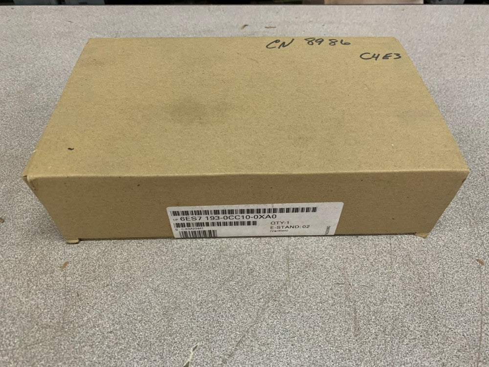 NEW FACTORY SEALED SIEMENS SIMATIC TERMINAL BLOCK 6ES7 193-0CC10-0XA0