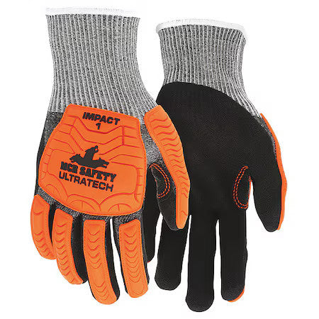 Mcr Safety Ut1952l Coated Gloves, Cut Level A4 ,Dipped ,Foam Nitrile ,Sandy ,L