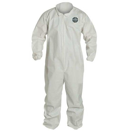 Dupont Ng125swh3x002500 Disposable Coverall, Collared, 3Xl, Proshield(R) 60,