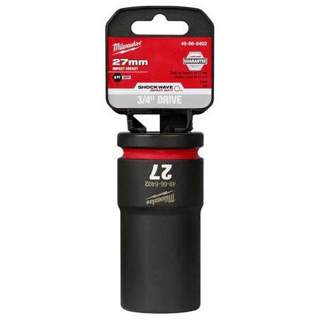 Milwaukee Tool 49-66-6402 27Mm Shockwave Impact Duty 3/4 In. Drive Deep Well 6
