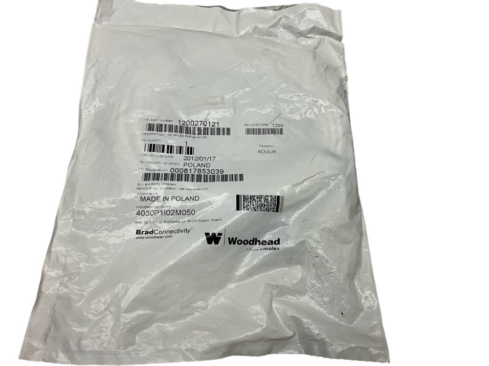 WOODHEAD MOLEX 4030P1I02M050 1200270121 NEW