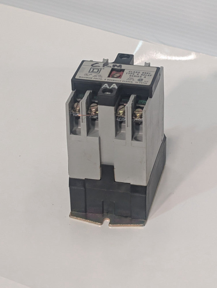 Square D Class 8501 Type X Series A Relay, 8-12 Pole Max, Pre-Owned, As Shown