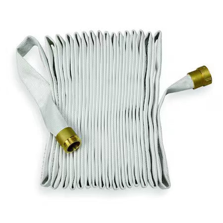 Zoro Select 1Fel3 Fire Hose,Pin Rack Hose,1-1/2 Id,75 Ft L