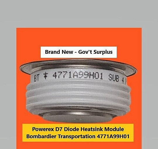 Brand New Powerex D7 Diode Heatsink Bombardier Transportation Module 4771A99H01