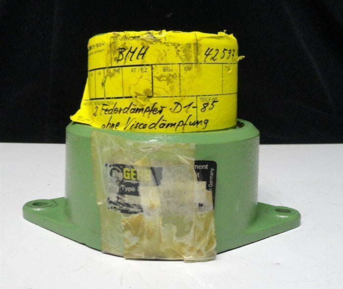 GERB ~ D1 ~ D1-85/0210 ~ Federelment SPRING DAMPER UNIT ~ Isolation Mount (NEW)
