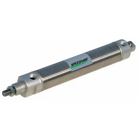 Speedaire Ncdmc088-1200 Round Body Cylinder, 7/8 In Bore, 12 In Stroke, Round
