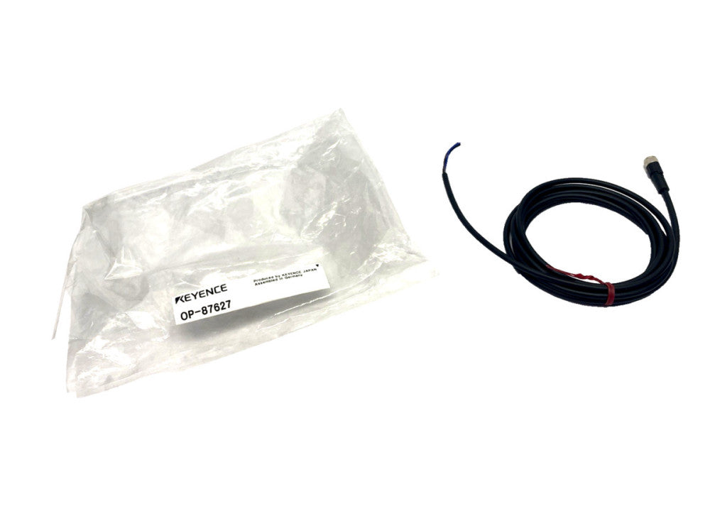 Keyence OP-87627 Connector Cable M8 Female 3-Pin Straight 2m