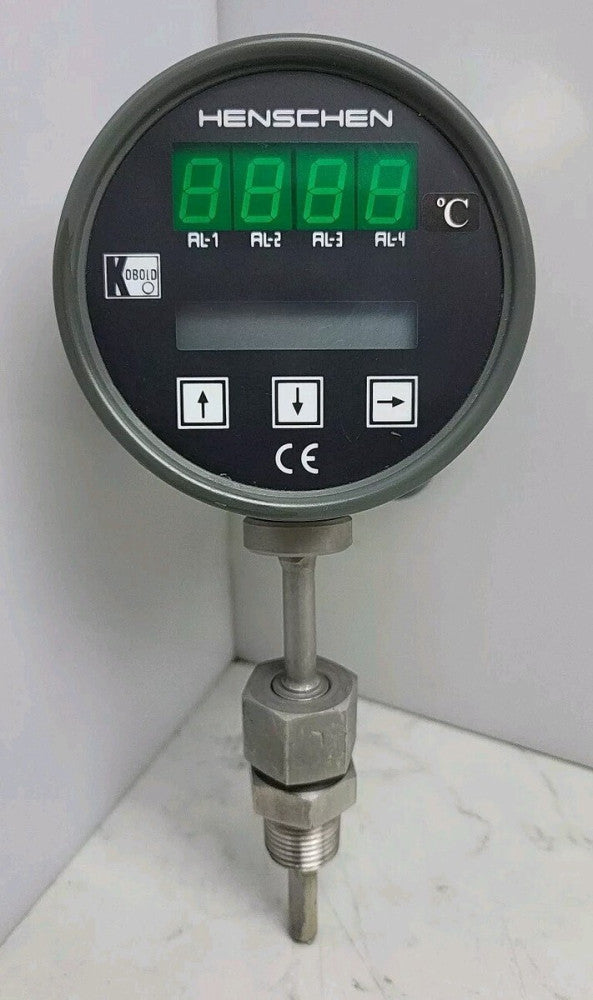 Kobold DTMS01001AAVG0 Henschen Digital Sensor 0-100° C 0-10 Vdc 15-30 Vdc Used