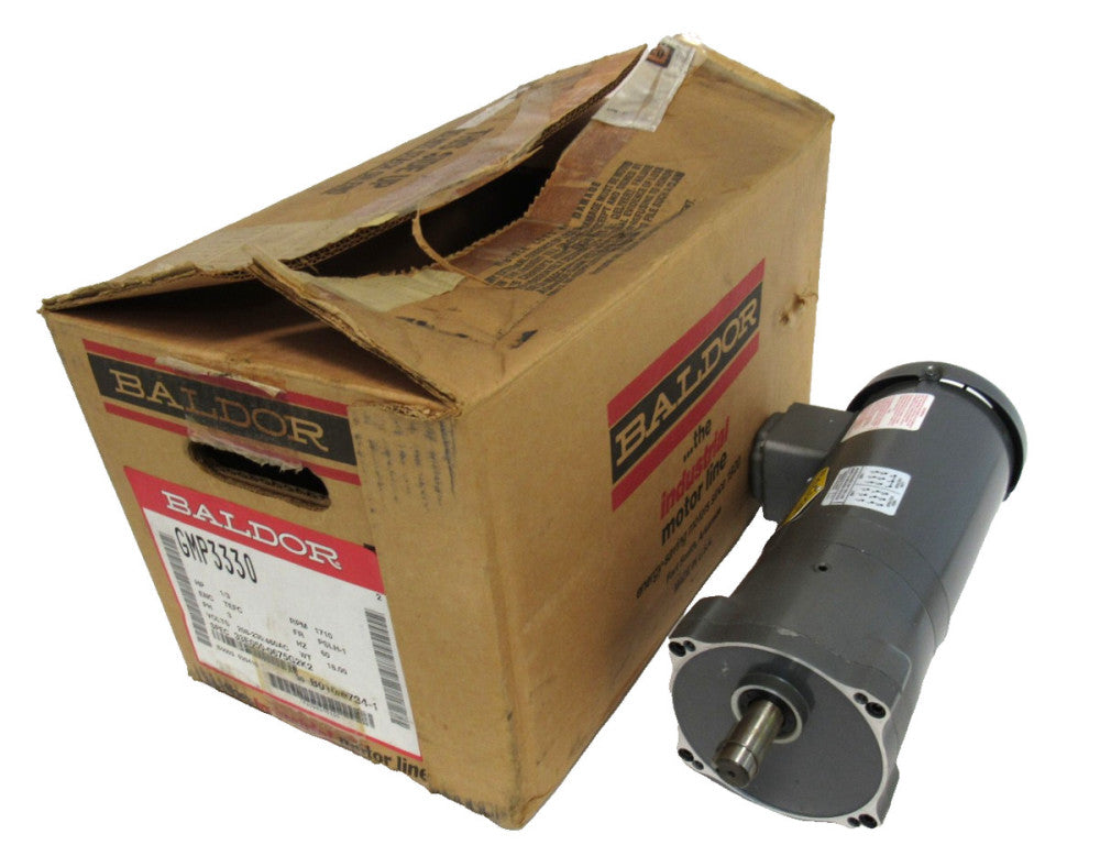 NEW BALDOR GMP3330 MOTOR 1/3HP 208-230/460V 30:1