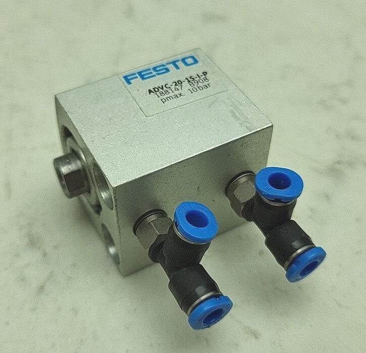 Festo ADVC-20-5-I-P Short-Stroke Cylinder 20mm Bore 5mm Stroke 188147 Used