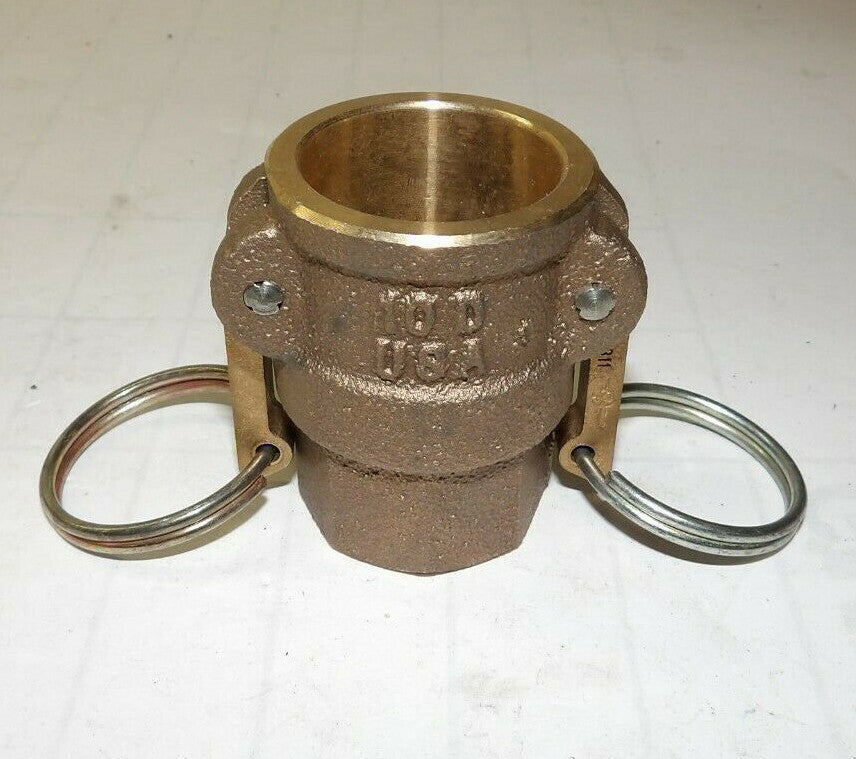 NEW PT COUPLING CO 1" NPT FEMALE BRASS CAMLOCK COUPLING  PT 10D