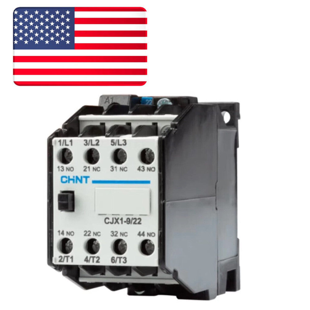 New In Box CHINT CJX1-9/22 AC Contactor 220V 9A - US Stock