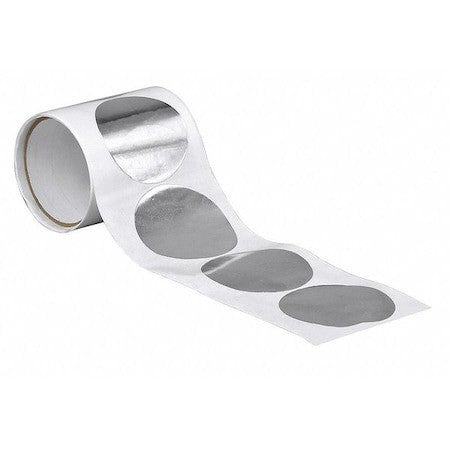 3M 1120 Foil Tape,1 In,4 Mil,Shiny Silver,Pk250