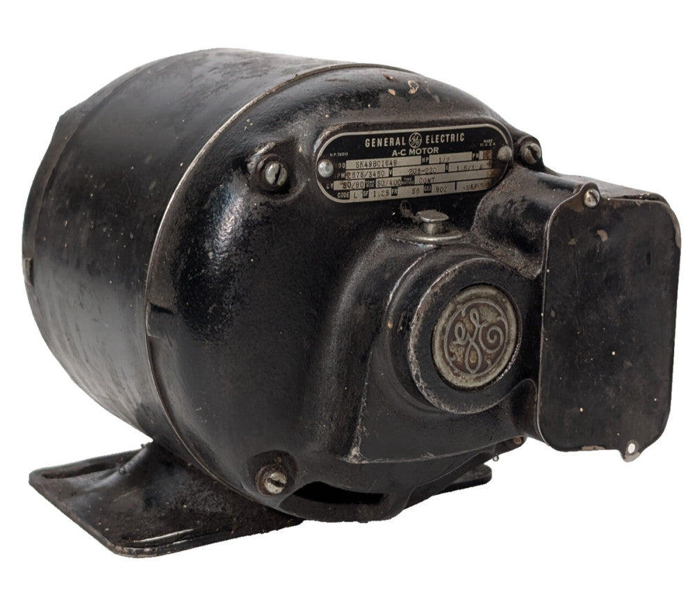 GE General Electric 5K49BC1646 AC Motor 1/2HP 3PH 208-220V 2875/3450RPM 50/60CY