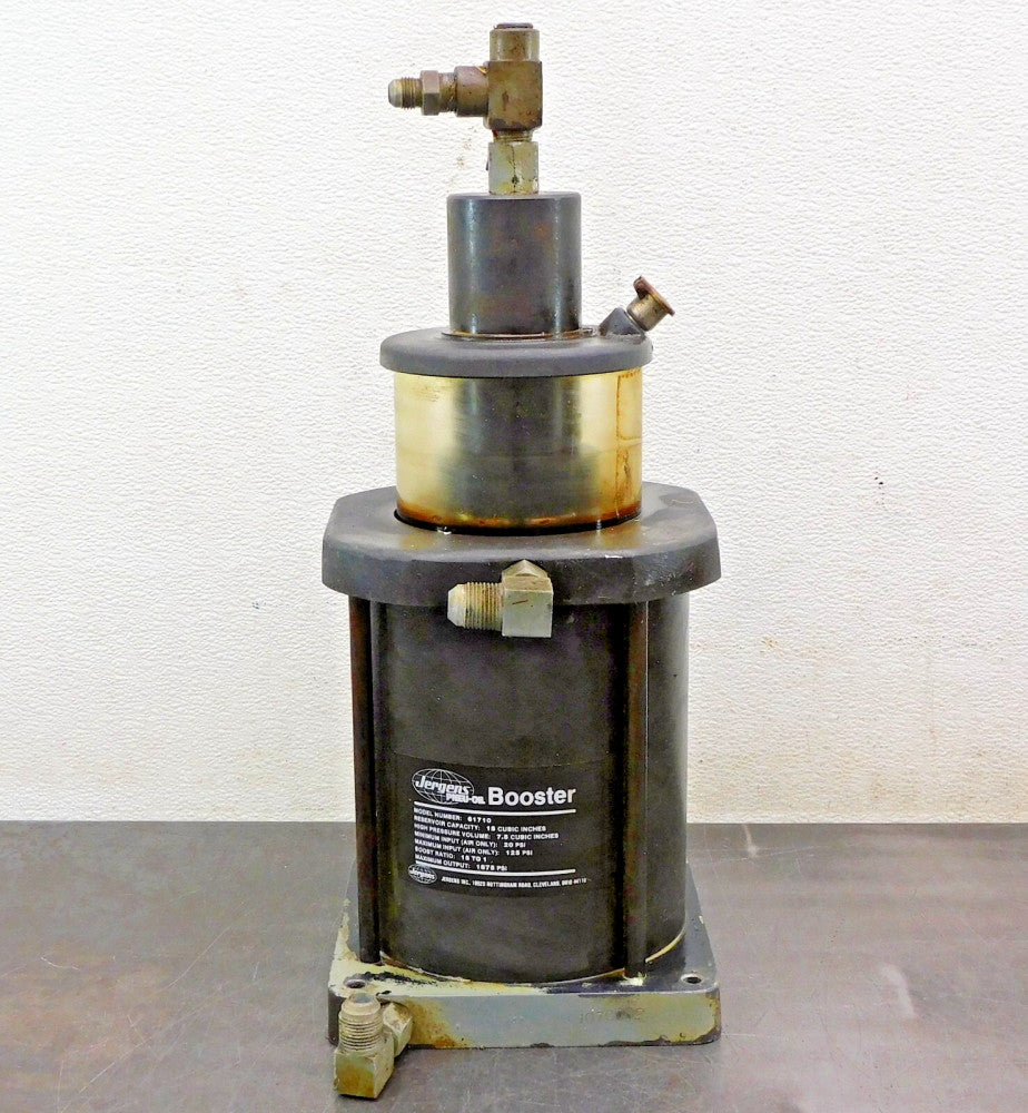 Jergens 61710 Standard Pneu-Oil Booster 15:1 Ratio 1875 PSI