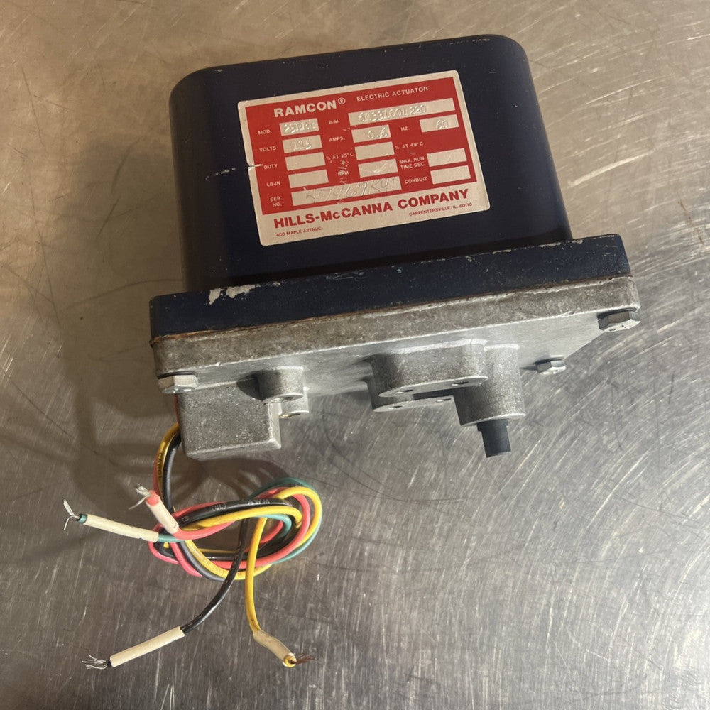Hills-mccanna 25BR4 Ramcon Electric Valve Actuator 115v-ac Nos Surplus No Box