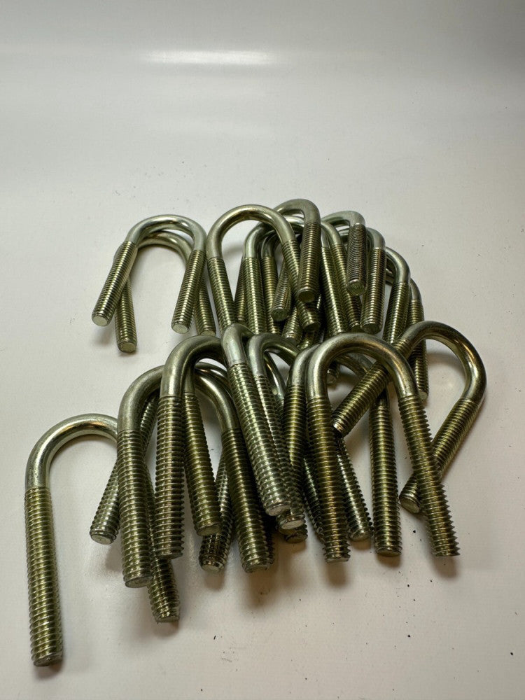 U-Bolts for 1/2" Pipe 5/16 18thrd No Nuts 2 3/4" OAL (Box of 21) New Fast Ship