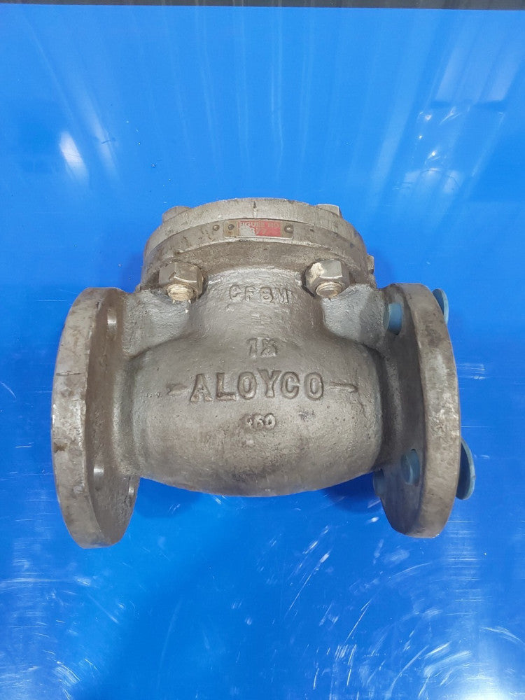 Swing Check Aloyco, 377  1 1/2" CF8M Stainless Steel 200 PSI PN16 Flanged