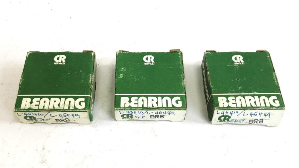 CR Services 2 inch x 3/8 inch Roller Bearing Cup and Cone Set BR8 [Lot of 3] NOS