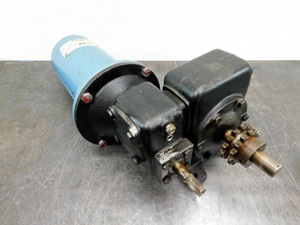 Pacific Scientific 90 VDC Gearmotor 3.5 Rpm 1/4 Hp PM Perfection Gear 500:1