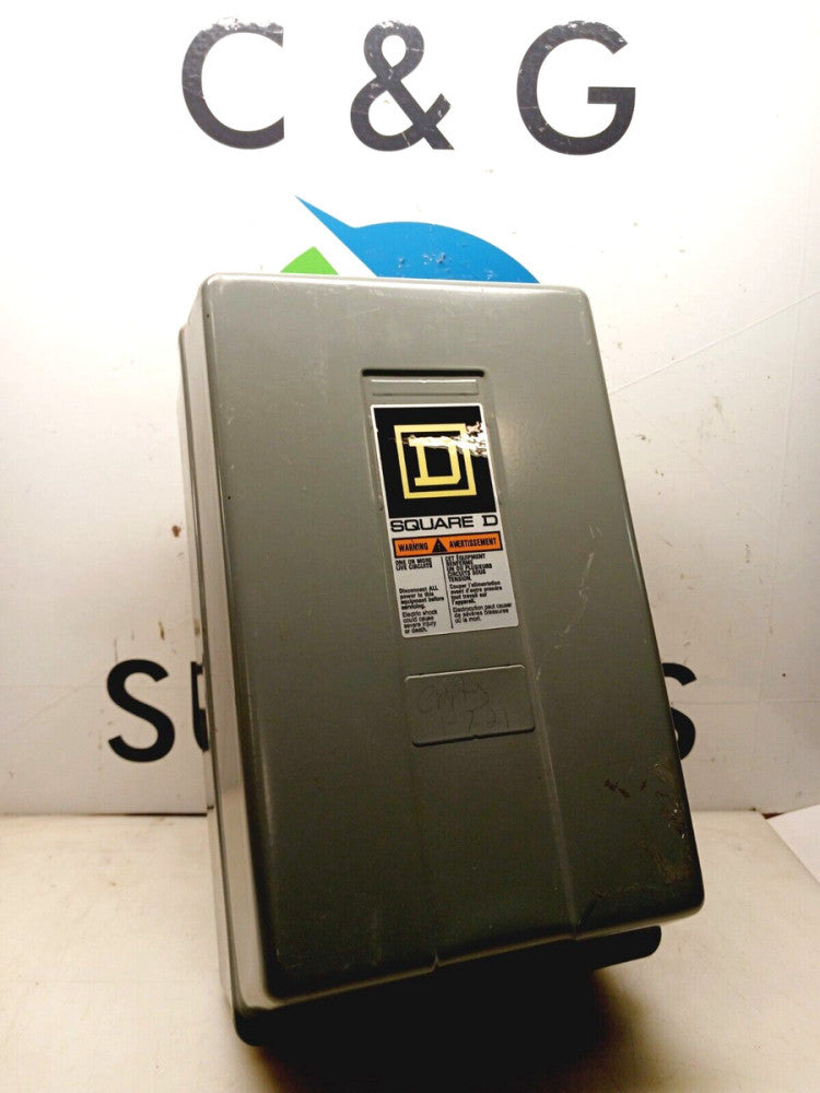 SQUARE D 8903-LG1000 BOX W/ LIGHTING CONTACTOR 9998L060 6 POLE 277 VAC COIL