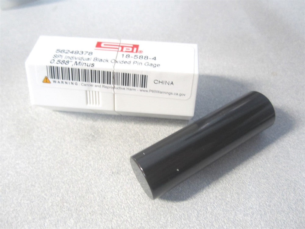 SPI (15-588-4) 0.5880" Dia Class ZZ Black Oxide Minus Plug & Pin Gage