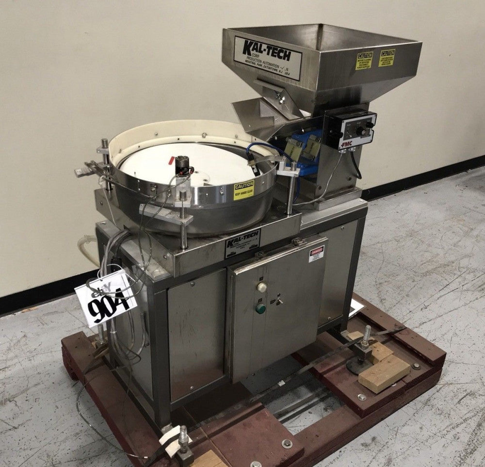 KAL-TECH D1177 VIBRATORY BOWL FEEDER 18"Dia With 17" x 17" x 11"Deep FEED HOPPER