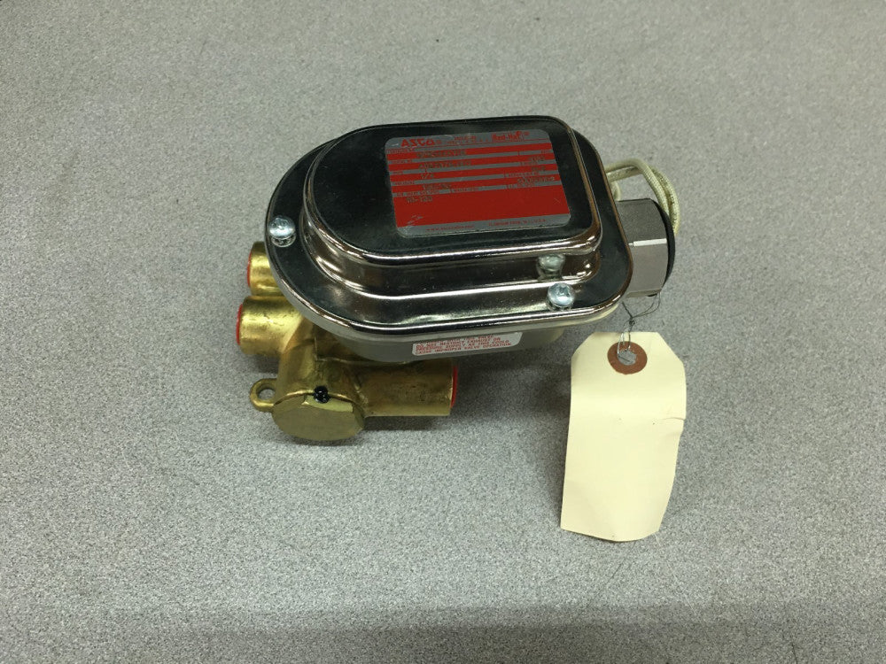 NEW NO BOX ASCO RED HAT SOLENOID VALVE 1/4" PIPE NP8344A70E