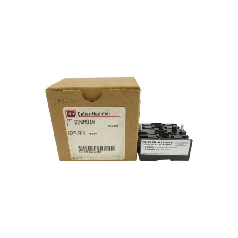 CUTLER HAMMER D26MD10 SER. A2 600VAC 10A NSMP