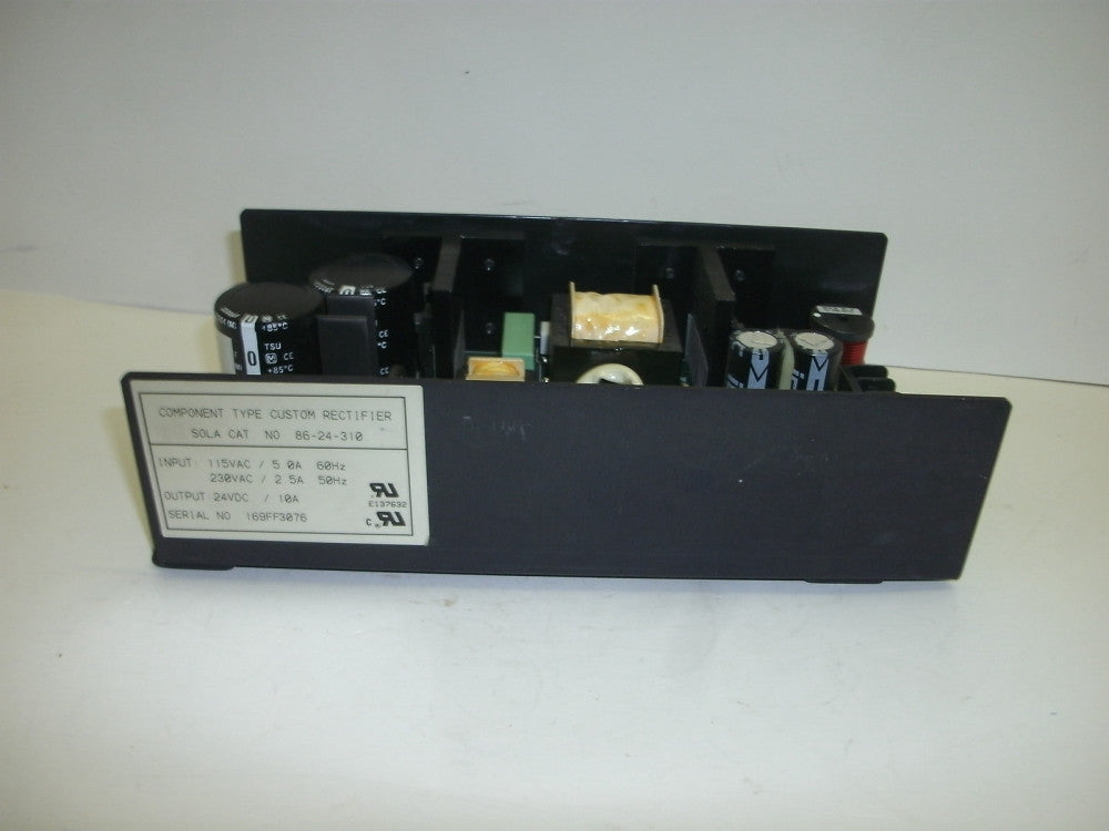 SOLA 86-24-310 COMPONENT TYPE CUSTOM RECTIFIER 115VAC 60Hz 24VDC 10A