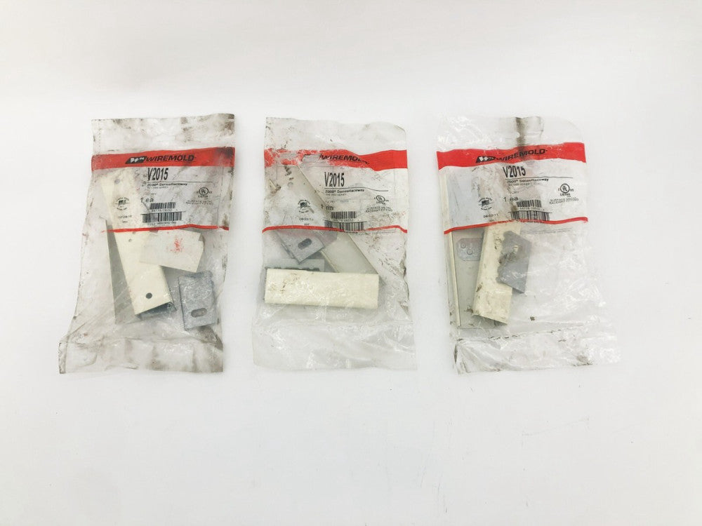 Lot of 3 New Legrand Wiremold V2015 Tee Fittinngs Ivory 2000 Series