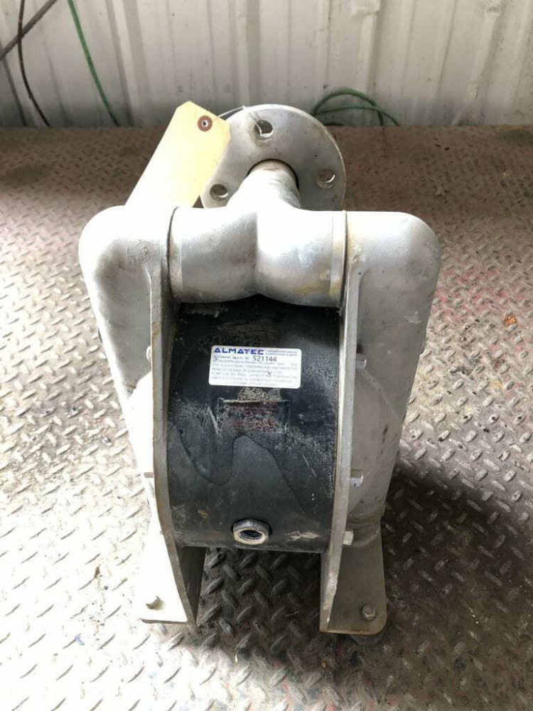 ALMATEC CHEMICOR Series 316SS Membrane Double Diaphragm Pump 102PSI ; 1/2" X 2"