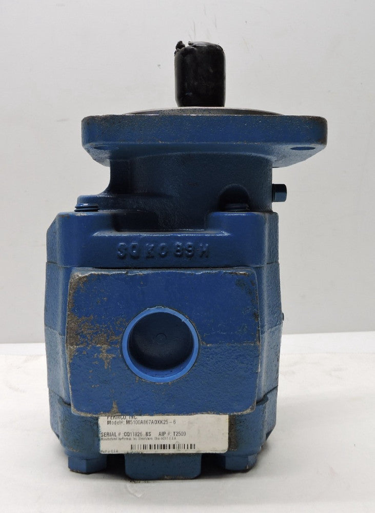 Permco 5100 Series Pump Motor M5100A867ADXK25-6 (4 Bolt, Splined) - NOB NEW!