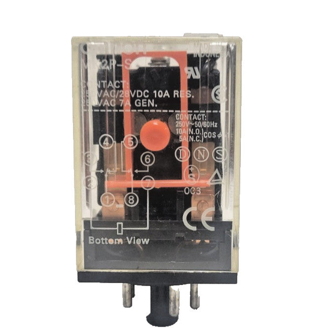 OMRON MK2P-S-250V-10A RELAY 250 VAC/28VDC 10A RES.