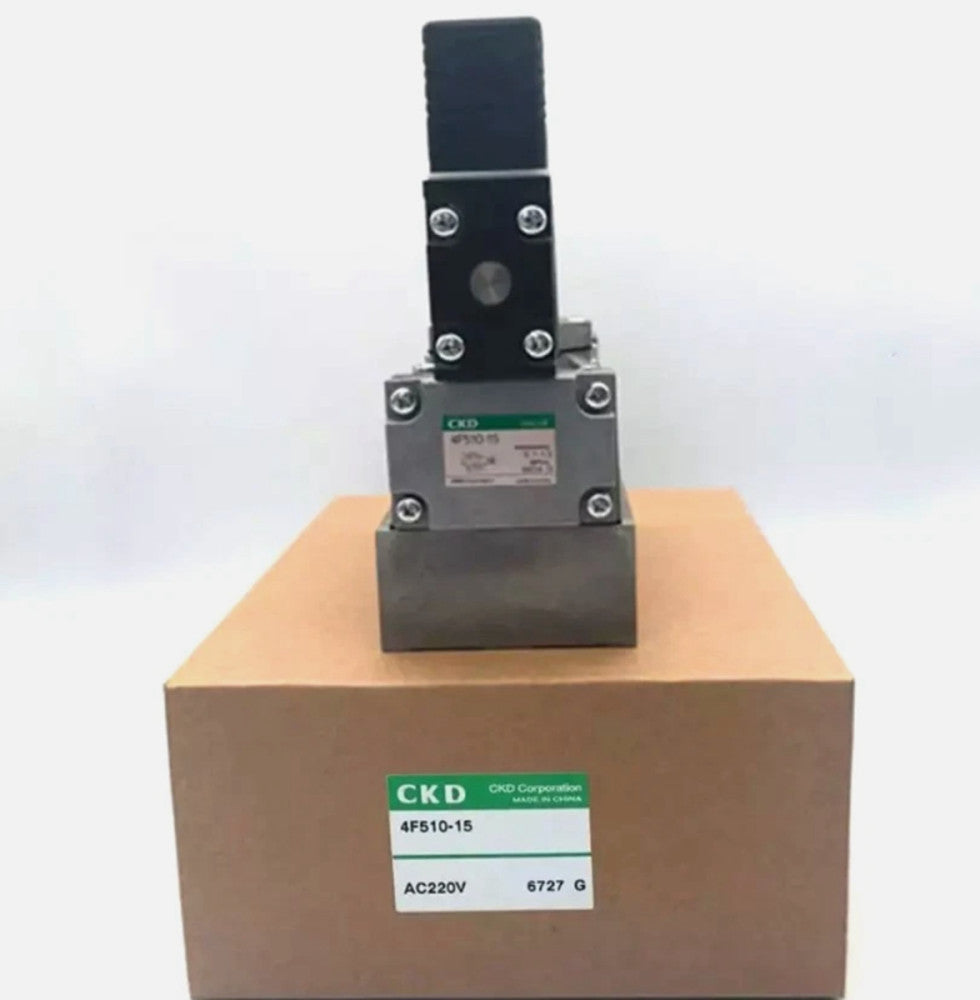 One Brand New CKD 4F510-15 Solenoid Valve AC220V