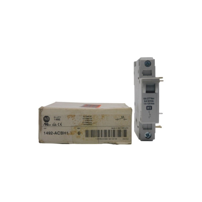 ALLEN BRADLEY 1492-ACBH1 SER. B 277VAC 6A (WH) NSMP