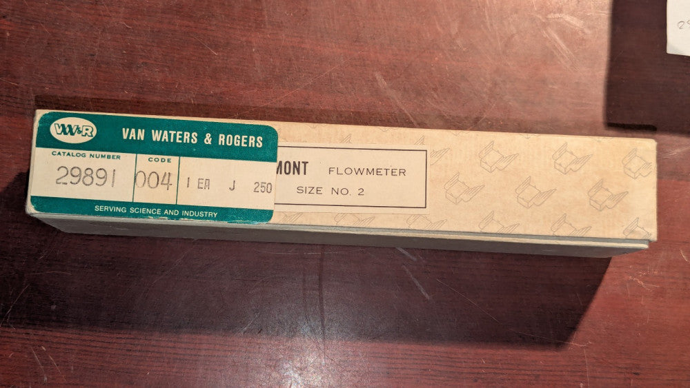 VWR / Gilmont  Flowmeter Size No 2 29891 NIB