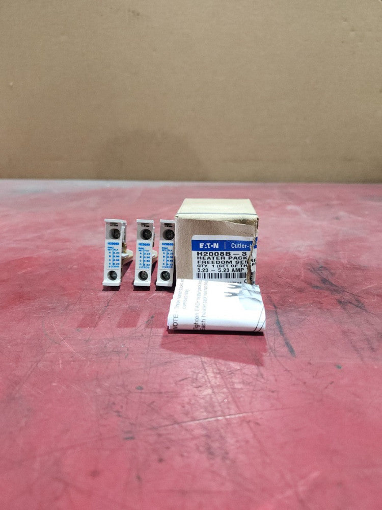 NEW IN BOX QTY 3 CUTLER HAMMER OVERLOAD HEATERING ELEMENT H2008B-3