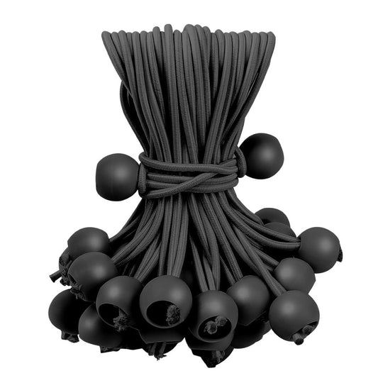 60PCS 6inch Ball Bungee Cords, Heavy Duty Outdoor Bungee Cord with Balls, Tar...