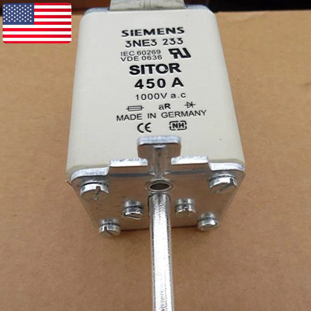 One Brand New SIEMENS 3NE3233 3NE3 233 Fuse 450A 1000V - US Stock