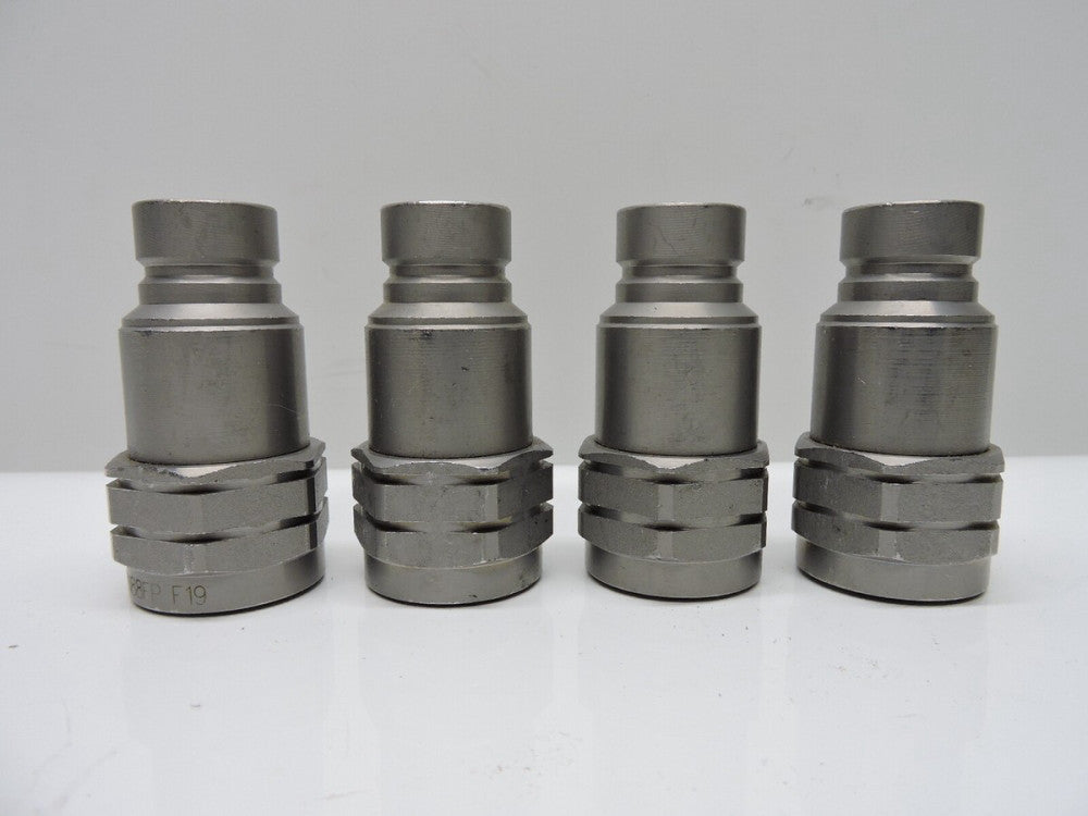 Lot of 4 - QFFN88FP HOSE POWER QUICK DISCONNECT NIPPLE MALE FLAT FACE 1/2" NEW!