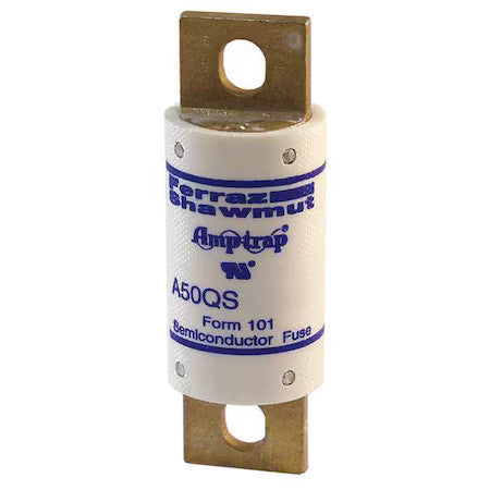 Mersen A50qs150-4Y Semiconductor Fuse, 150A, Fast-Acting, 500V Ac, Bolt-On