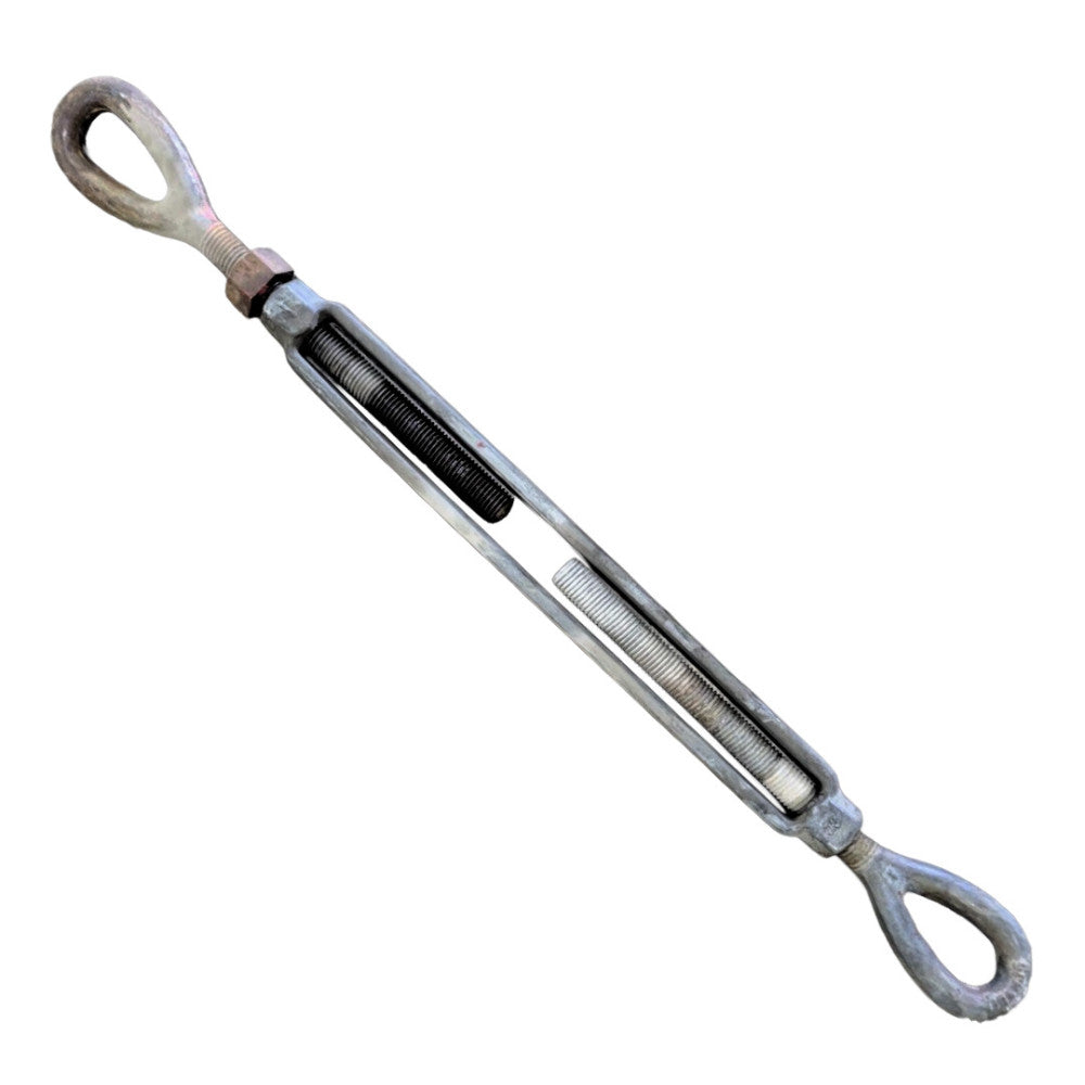 TURNBUCKLE EYE TO EYE THREAD LENGTH 11" THREAD SIZE 1"-8 35" X 50" STEEL 1" DIA