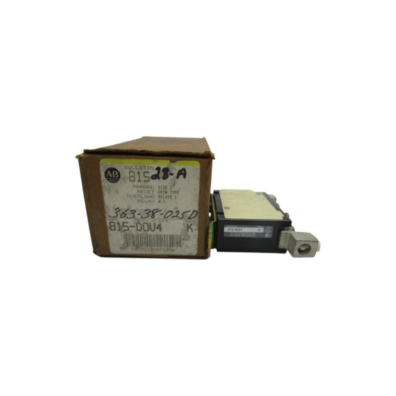 ALLEN BRADLEY 815-D0V4 SER. K 600VAC (BR/YL) NSMP